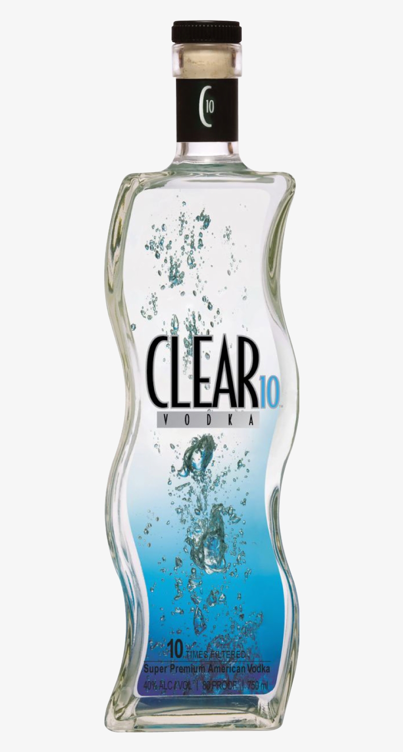 Clear 10 Vodka, transparent png