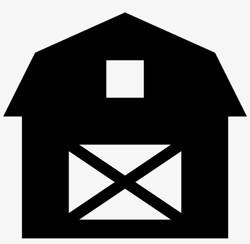 The Icon Shows A Barn On A Farm, transparent png