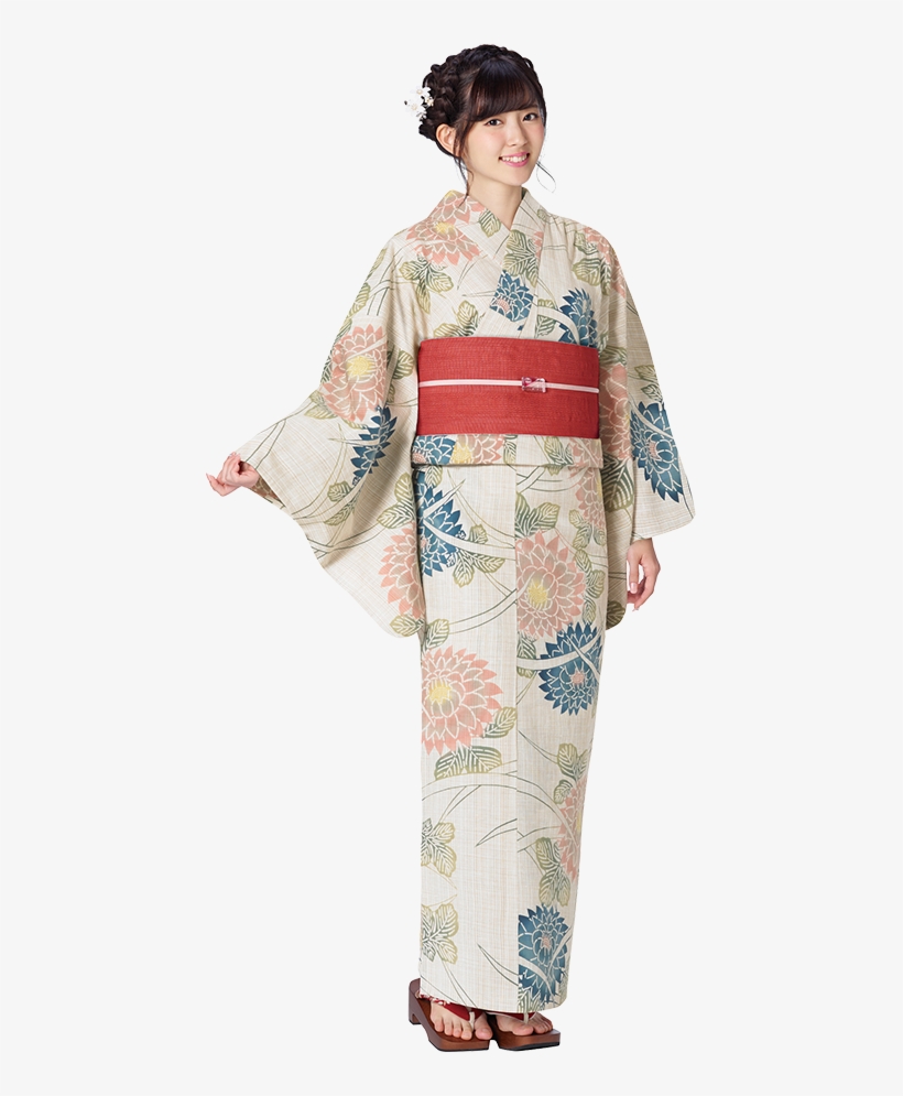 Bella Japonesita Vistiendo Un Kimono, transparent png