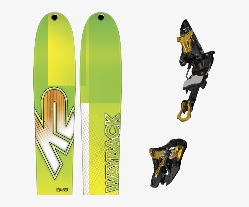 K2 Wayback 96 2017 Marker Kingpin 10 75-100mm Black/gold, transparent png