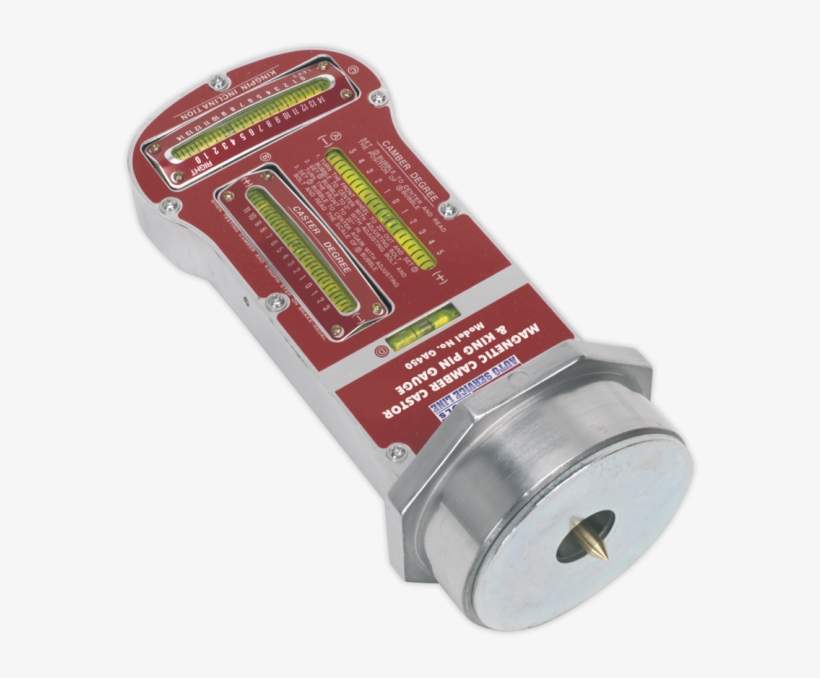 Magnetic Camber Castor & Kingpin Gauge Sealey Part, transparent png