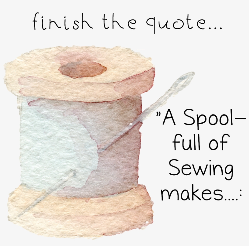 A Spool-fun Of Sewing Makes, transparent png