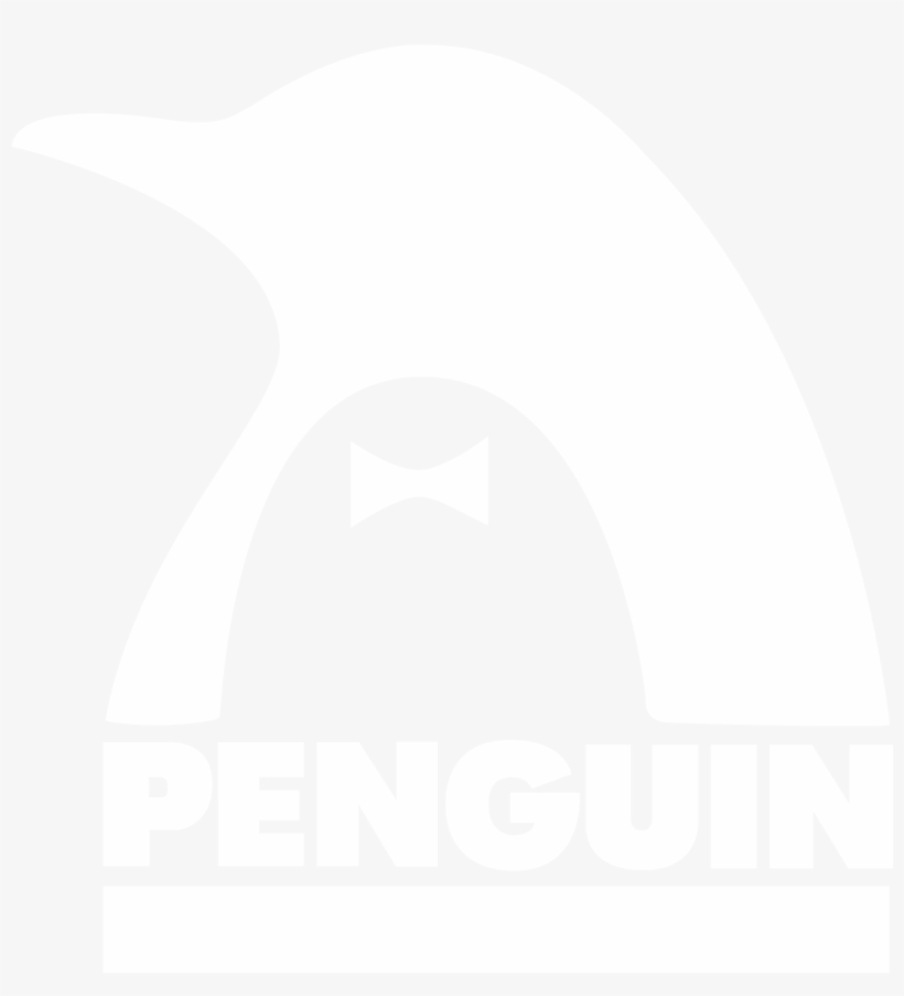 Penguin Logo Black And White, transparent png