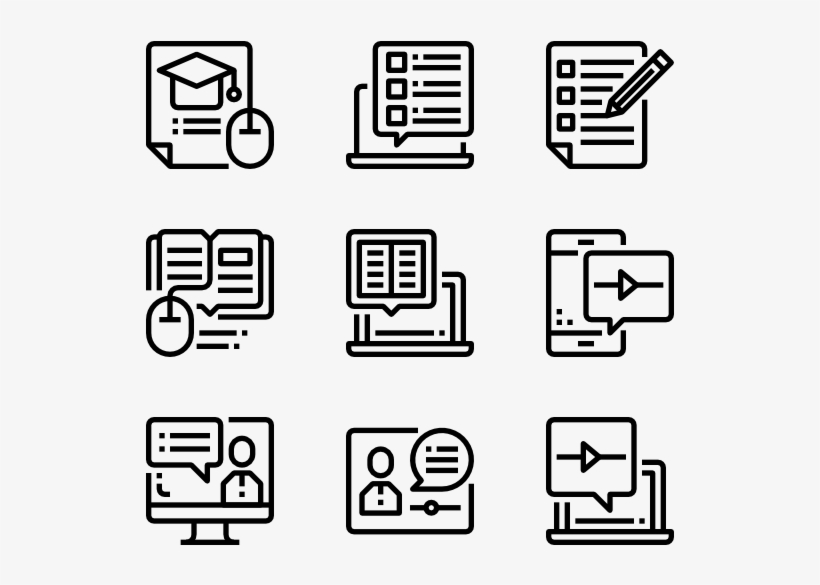 Online Education, transparent png