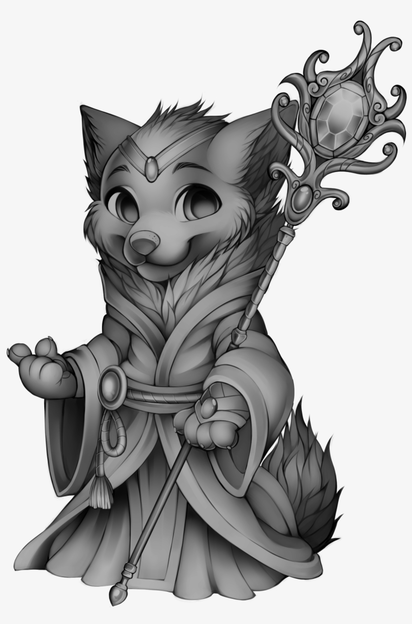 Sorcerer Wolf, transparent png