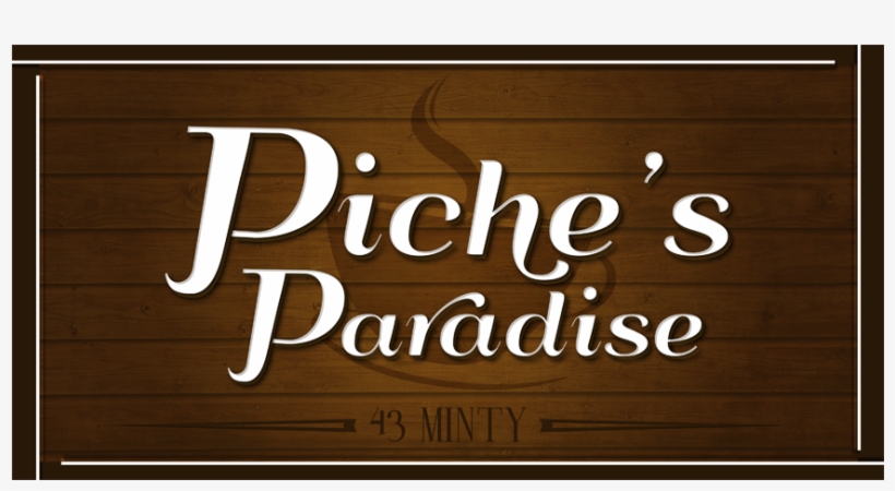 Piche's Cabin Sign, transparent png
