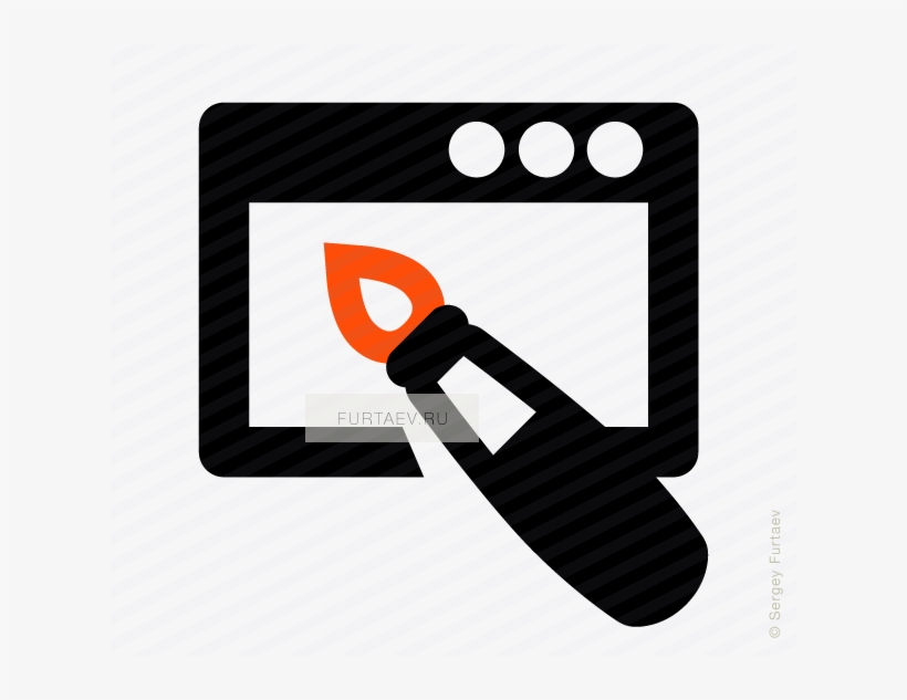 Web Design Icon Of Browser Under, transparent png