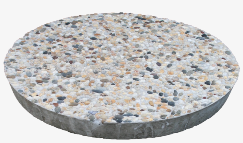 Concrete Stepper Round Exposed Stone Slab 1024×781, transparent png