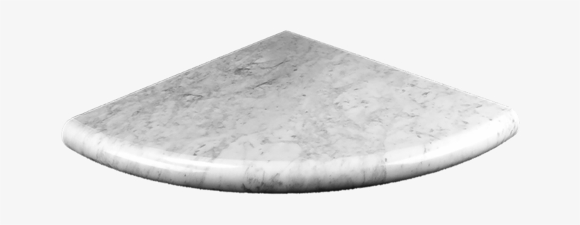10" Bianco Gioia Marble Corner Shelf, transparent png
