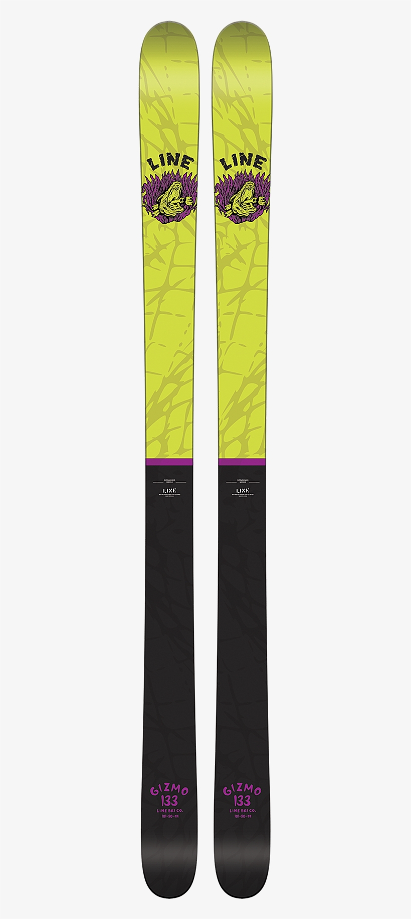 Line 2017 Gizmo Skis-0, transparent png