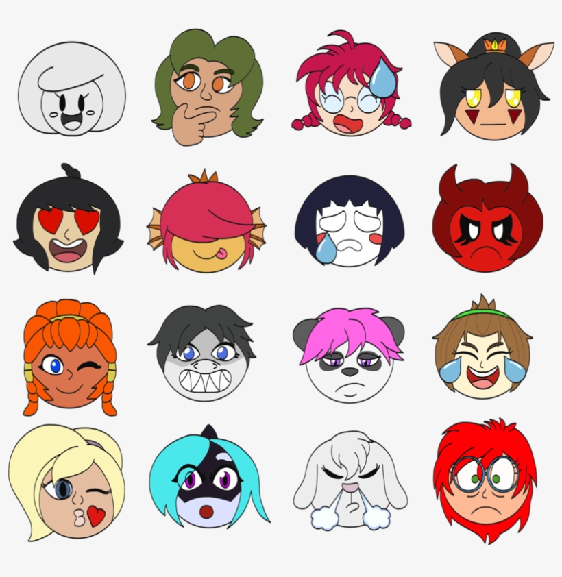 Female Emojis By Broozerpunch, transparent png
