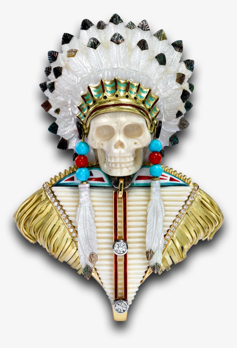 By Theo Fennell ☆ Carved Skulls, Heart Jewelry,, transparent png