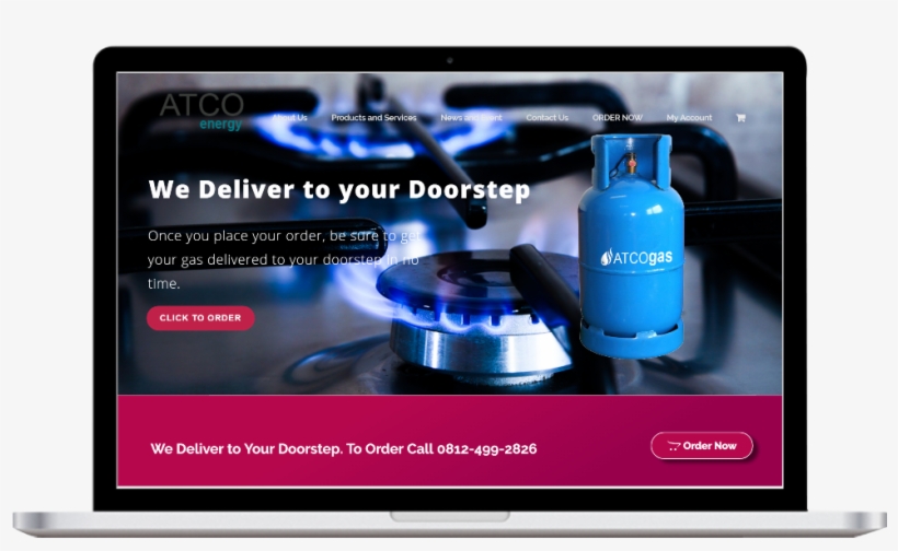 Corporate Website Design For Atco Energy Nigeria, transparent png