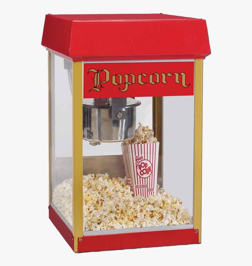 Popcorn Machine, transparent png