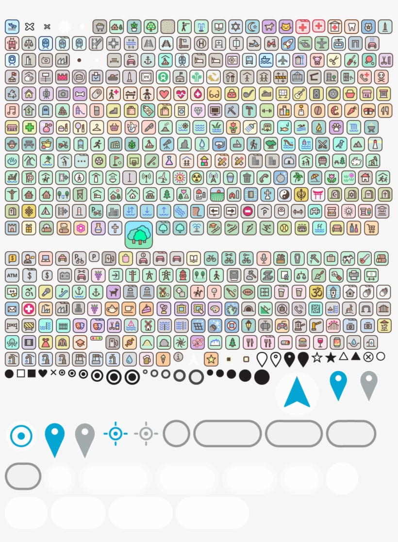 Bubble Wrap Icons, transparent png