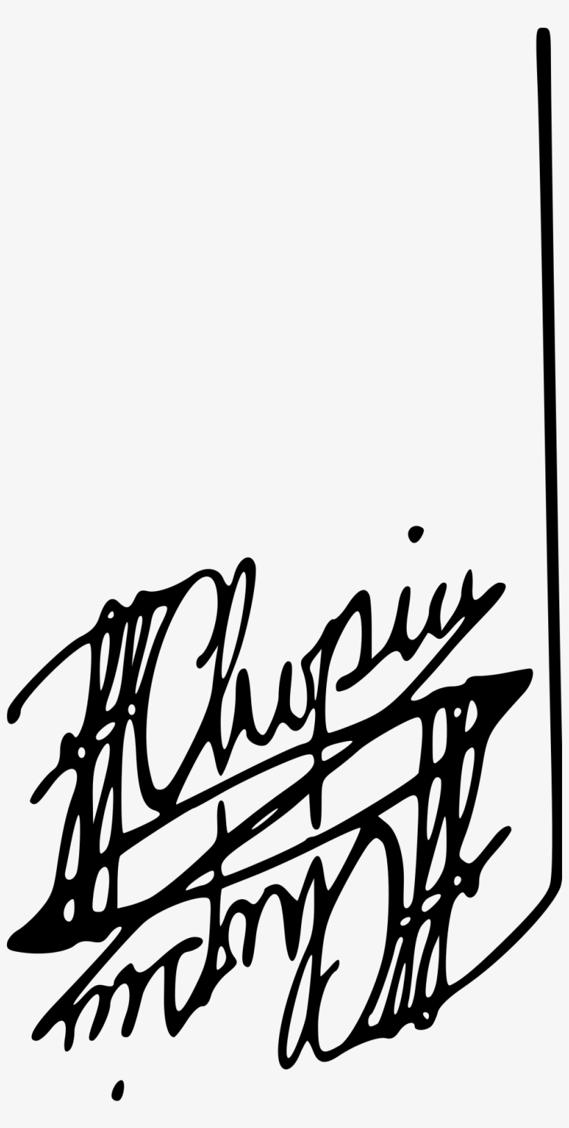 Frédéric Chopin Signature, transparent png