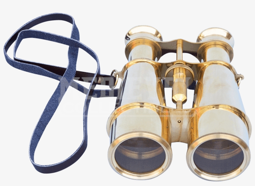 Brass Binoculars, transparent png