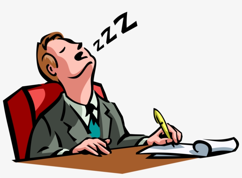 Vector Illustration Of Exhausted Businessman Falls, transparent png