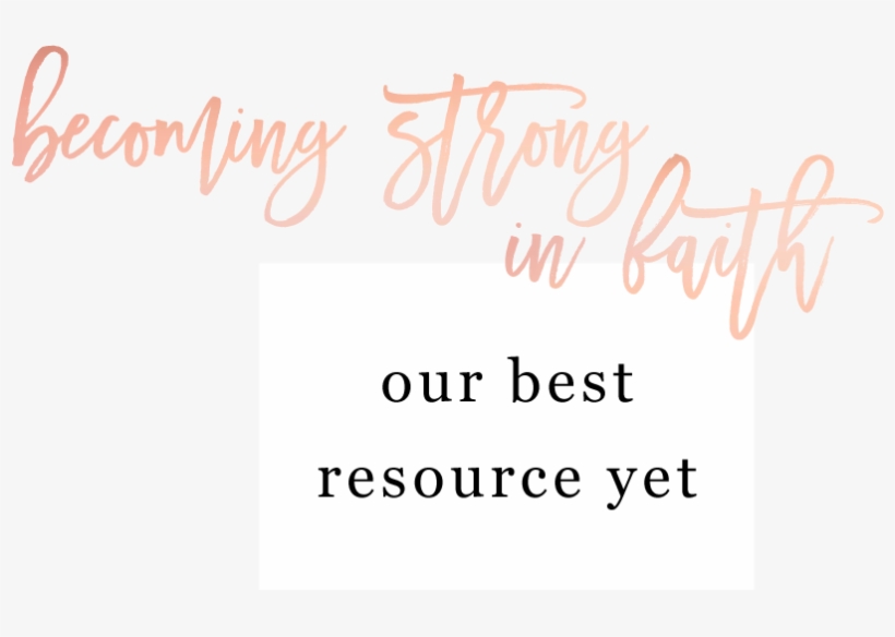 Becoming Strong In Faith, transparent png