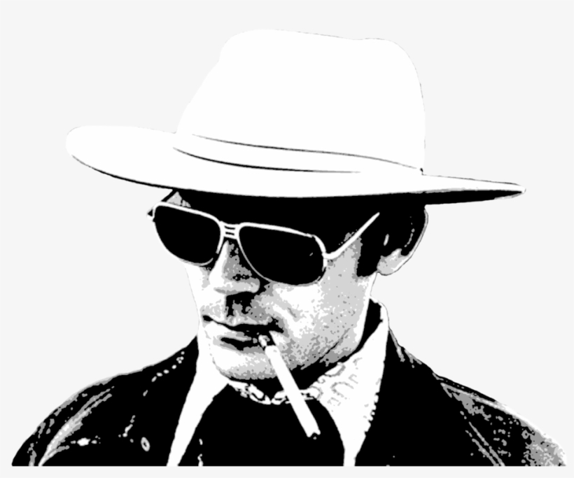 Hunter S Thompson Png, transparent png