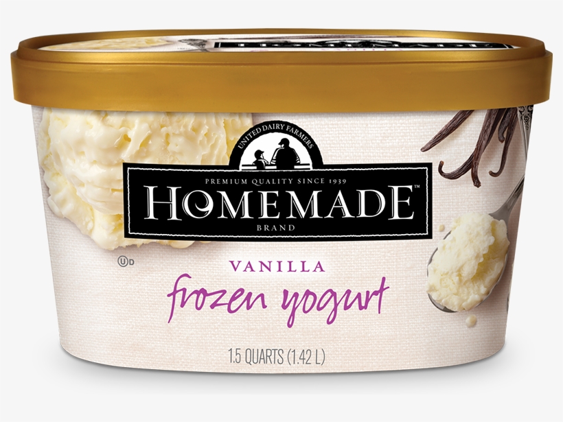 Homemade Brand Vanilla Frozen Yogurt 48oz, transparent png
