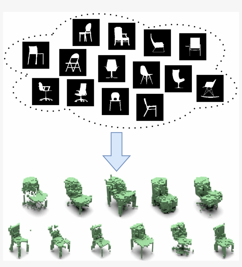 Learning To Create Shapes From Images Without Any Annotation, transparent png