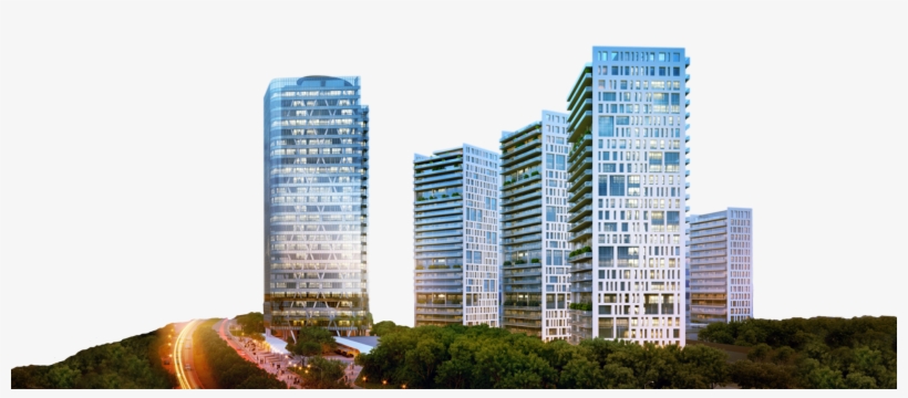 It Consists Of Three Residential Towers, Each With, transparent png