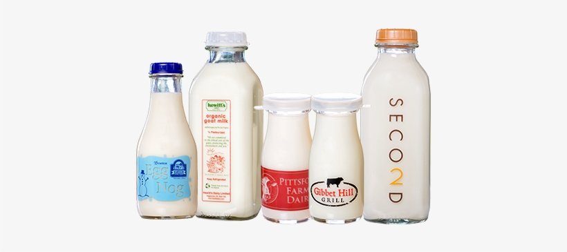 Header-milkbottles - Leche En Envase De Vidrio, transparent png