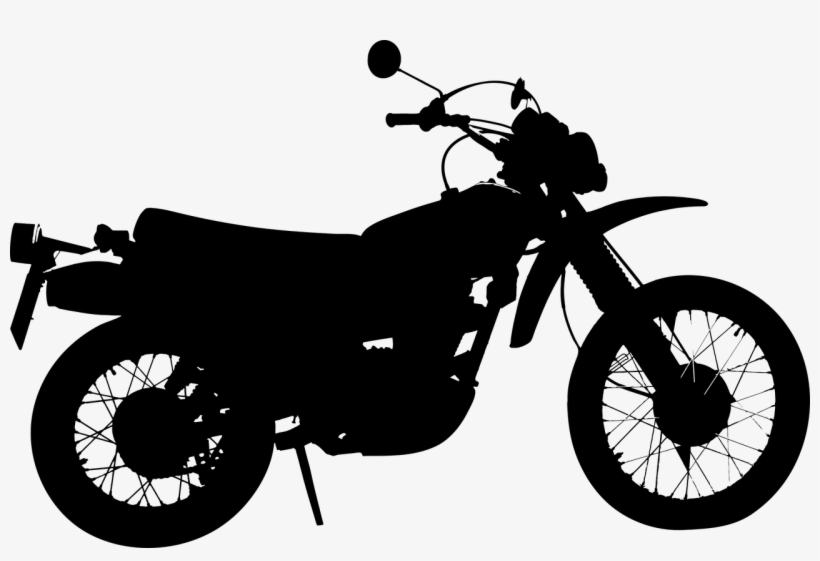 Medium Image - Dirt Bike Silhouette Png, transparent png