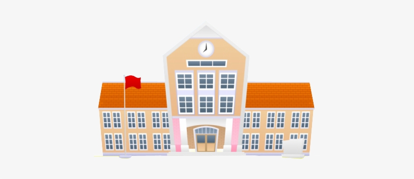 School Building Png - School Building Vector, transparent png