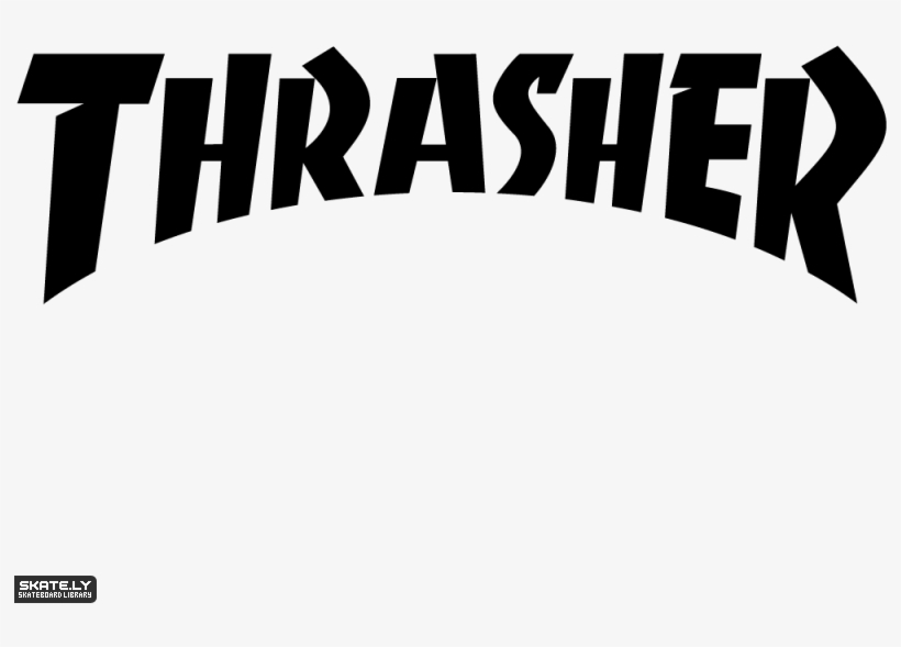 The Thrasher Logo In Its Traditional Typeface - Thrasher Mag: Skate Rock, Vol. 12: Eat, transparent png