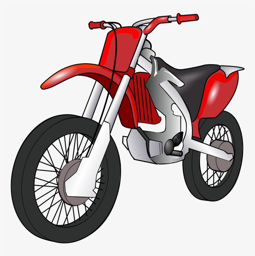 File - Motorbike - Svg - Motorbike Cartoon, transparent png