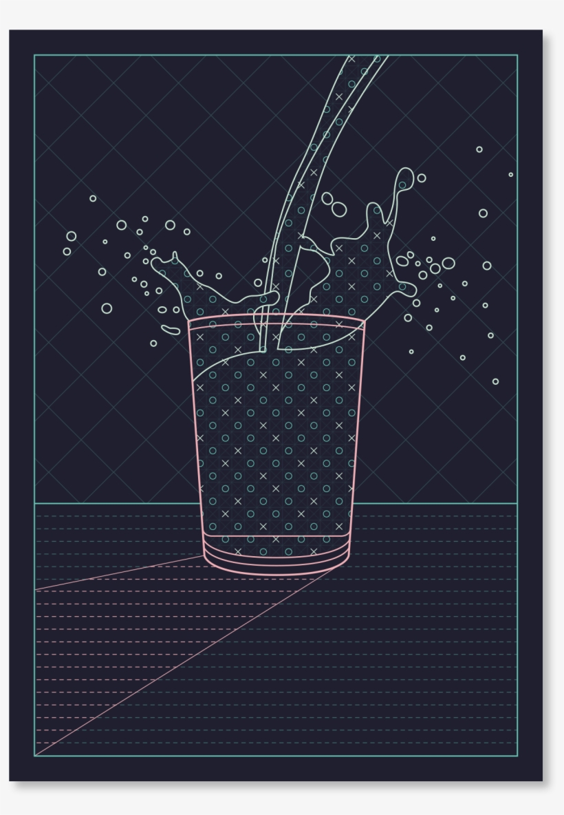 Milk Cafe Inspired Print - Design Patent, transparent png