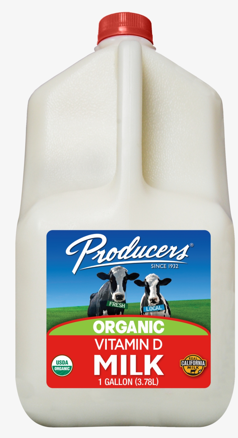 Organic Vitamin D Milk Producers Dairy Foods, Inc. 1459x2568 PNG