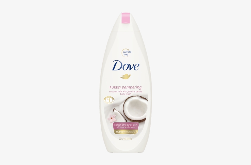 Dove Purely Pampering Coconut With Jasmine Body Wash - Dove Deeply Nourishing Body Wash 250 Ml, transparent png