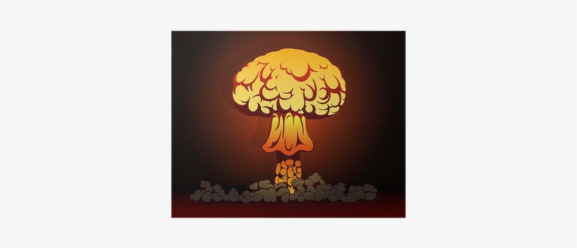 Nuclear Explosion Cartoon, transparent png