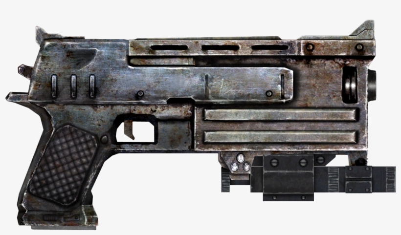 10mm Pistol With Laser Sight - Silenced 10mm Pistol Fallout 3, transparent png
