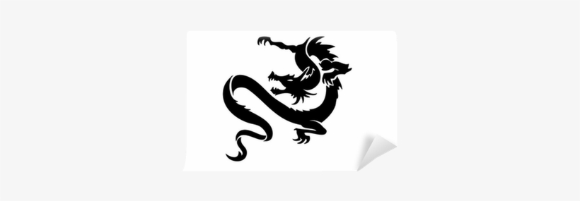 Chinese Dragon Silhouette Png, transparent png