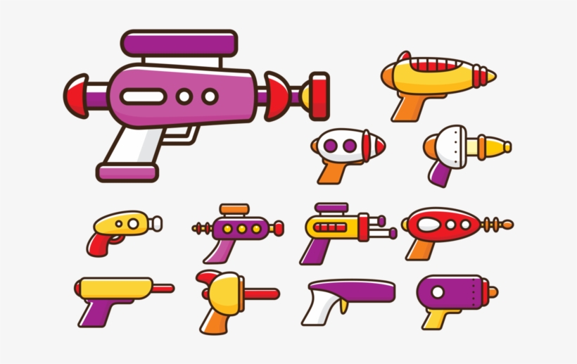 Laser Gun Cartoon - Pistola Laser Dibujo, transparent png
