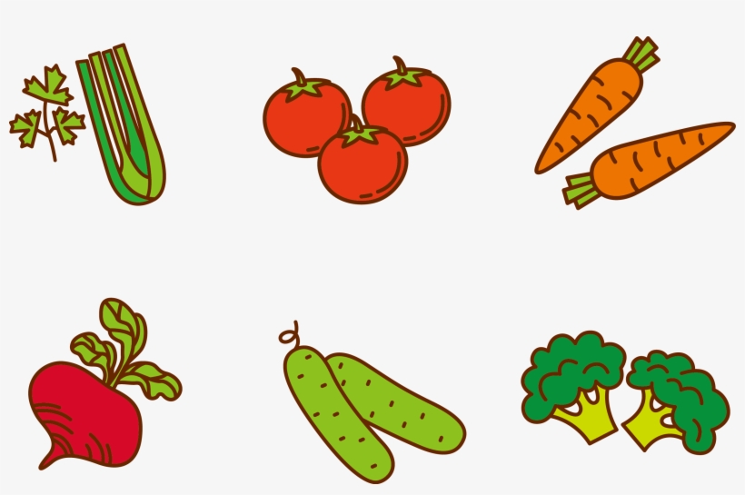 Fruit Vegetable Cartoon Clip Art - Cartoon Fruits And Vegetables Png, transparent png