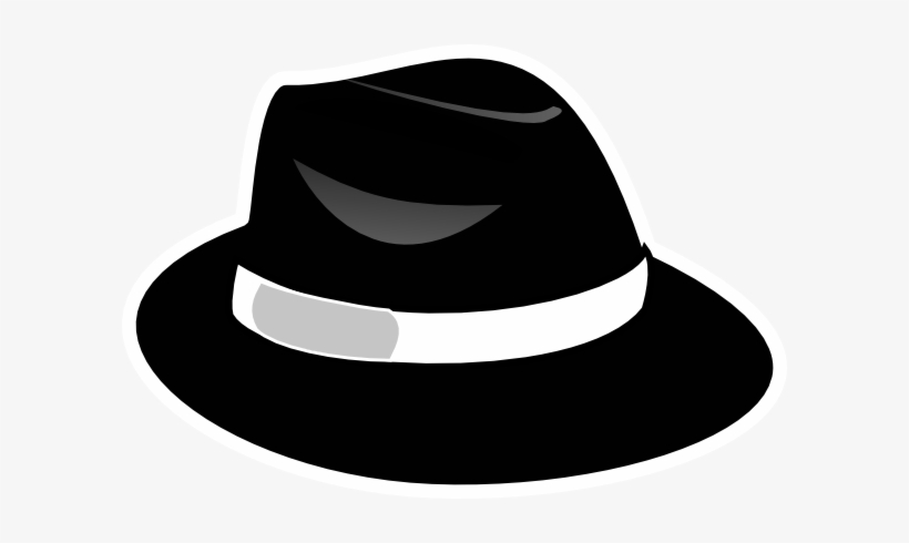 Fedora Hat Png Transparent Fedora Hat - Clip Art Black Cap, transparent png