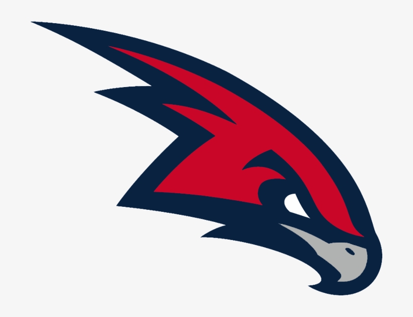Atlanta Hawks Alternate Red - Atlanta Hawks Team Logo, transparent png