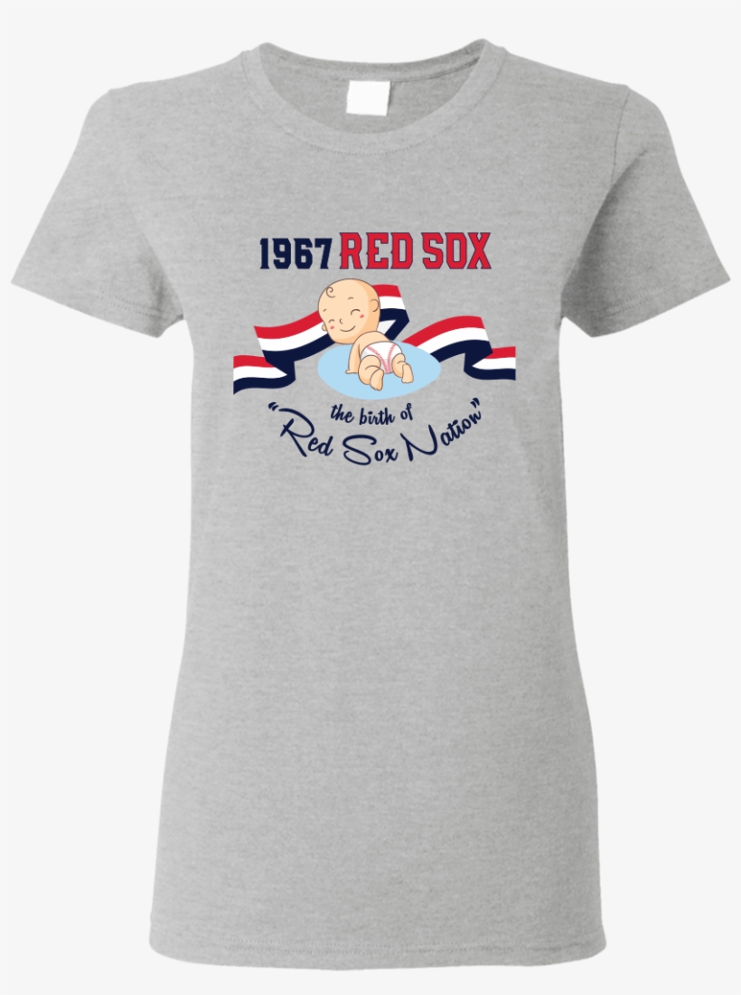 Red Sox Womens T-shirt - Maybe I Was Too Late To Be His First, transparent png