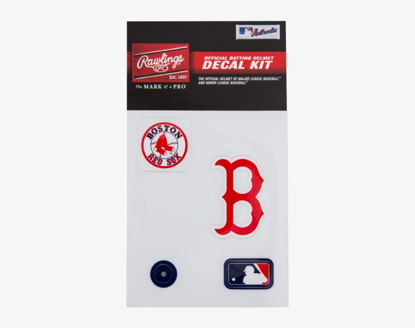 Rawlings Mlb Batting Helmet Decal Kit - Rawlings Sporting Goods Mlbdc Decal Kit, Boston Red, transparent png