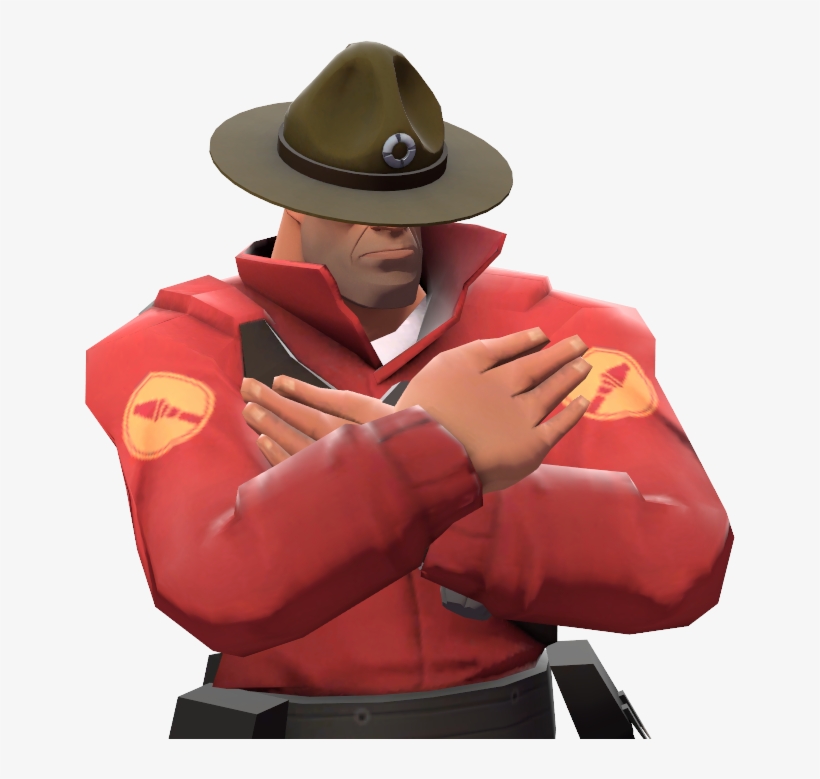 Sergeant's Drill Hat Full Metal Jacket Tf2 650x699 PNG Download