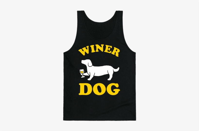 Winer Dog Tank Top - Winer Dog T-shirt: Funny T-shirt Drinking T Shirts,, transparent png