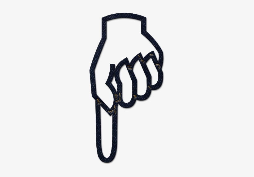 Arrow Pointing Down Clipart - Drop Down Your Snapchat, transparent png