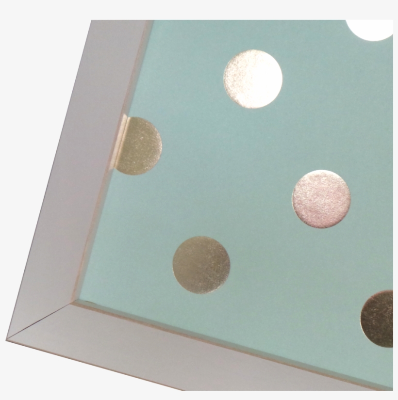 Aqua Gold Polka Dot Magnetic Dry-erase Memo Board, transparent png