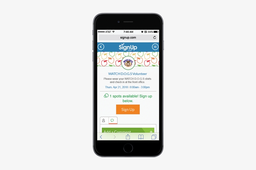 Volunteers Receive Automated Confirmation And Reminder - Volunteer Sign Up On Iphone, transparent png