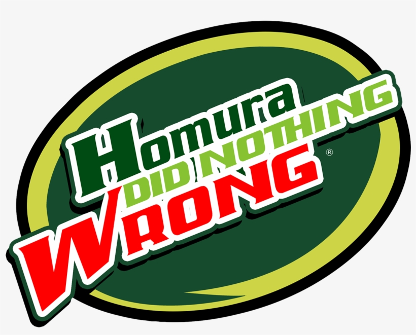 Omura Aong Green Yellow Logo Font - Madoka Magica Homura Did Nothing Wrong Meme, transparent png